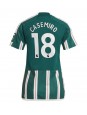 Manchester United Casemiro #18 Venkovní Dres pro Dámské 2023-24 Krátký Rukáv